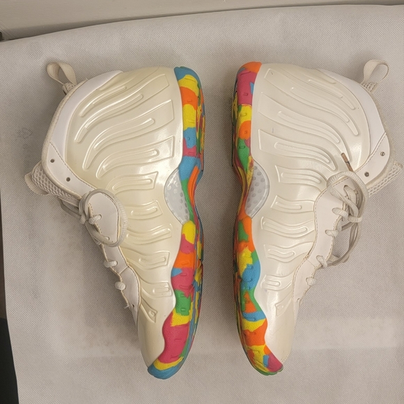 Nike Little Posite One GS 'Fruity Pebbles  Size 7 VNDS - Picture 14 of 16